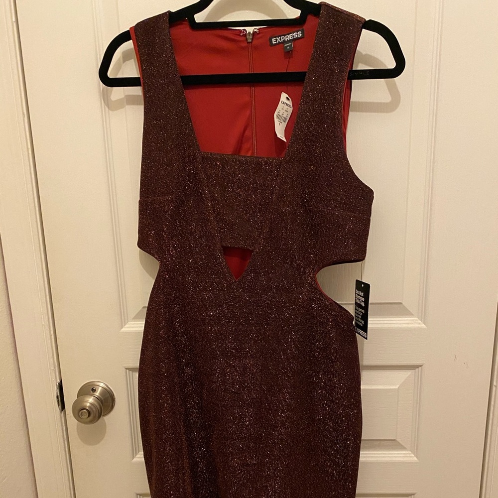 Sparkle Cut Out Dress